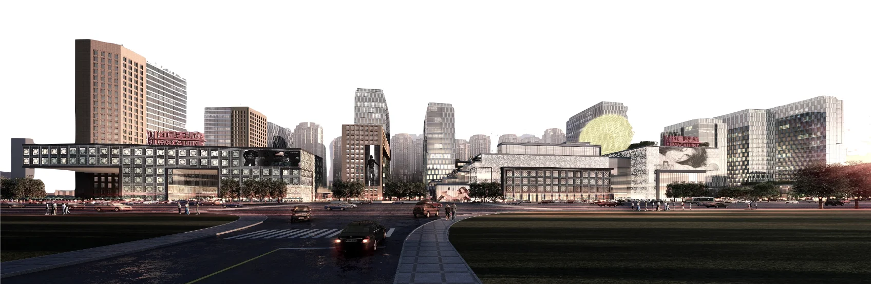 城市綜合體規劃，揚州廣陵區 Urban complex Planing,Yeangzhou Guangling District